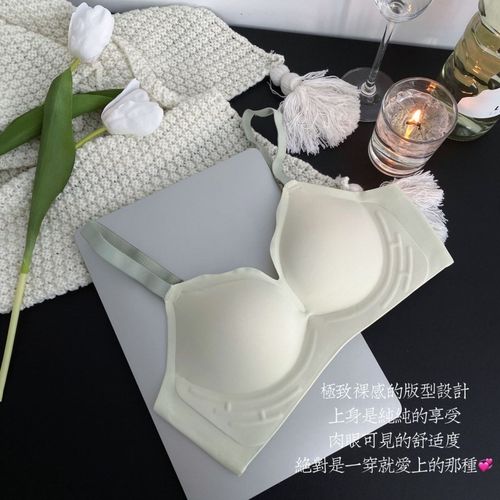2024款果冻一体式无痕内u衣固定杯女薄款夏文胸聚拢型收副乳上托