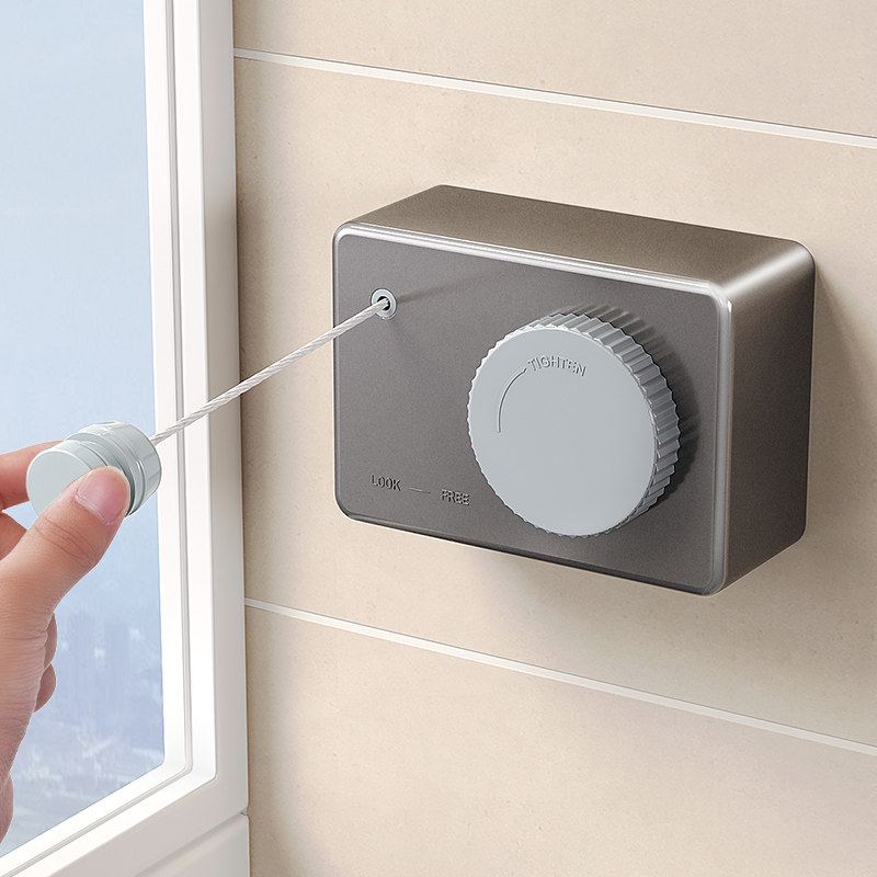 晾衣绳室内免打孔隐形伸缩晒衣架卫生间晾衣收缩绳阳台晒被子神器,家装主材,伸缩晾衣架,淘宝优惠券,粉丝福利购,淘宝优惠卷