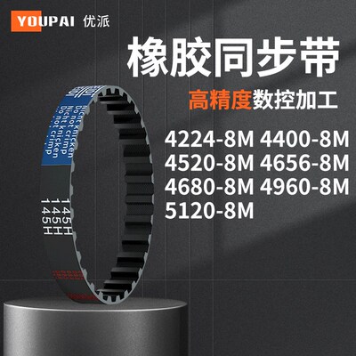 同步带8M42248M44008M45208M4A6568M468049605128机械橡胶同步皮