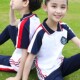 毕业照班服潮 儿童夏季 幼儿园园服夏装 英伦风小学生校服学院风套装