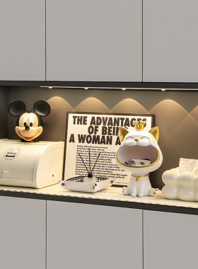 入户玄关装饰摆件现代q家居客厅高级感软装电视柜鞋柜布置乔迁礼