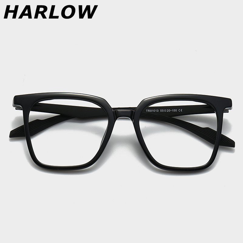 155mm眼镜框镜架男款大脸胖子显瘦潮黑色加宽眼镜近视可配度数女