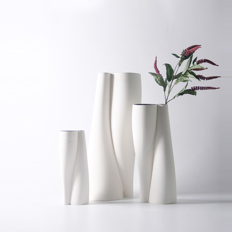 简约陶瓷高温花瓶样板间插花器酒店民宿软装工艺品餐桌玄关摆件,鲜花速递/花卉仿真/绿植园艺,花瓶,淘宝优惠券,粉丝福利购,淘宝优惠卷