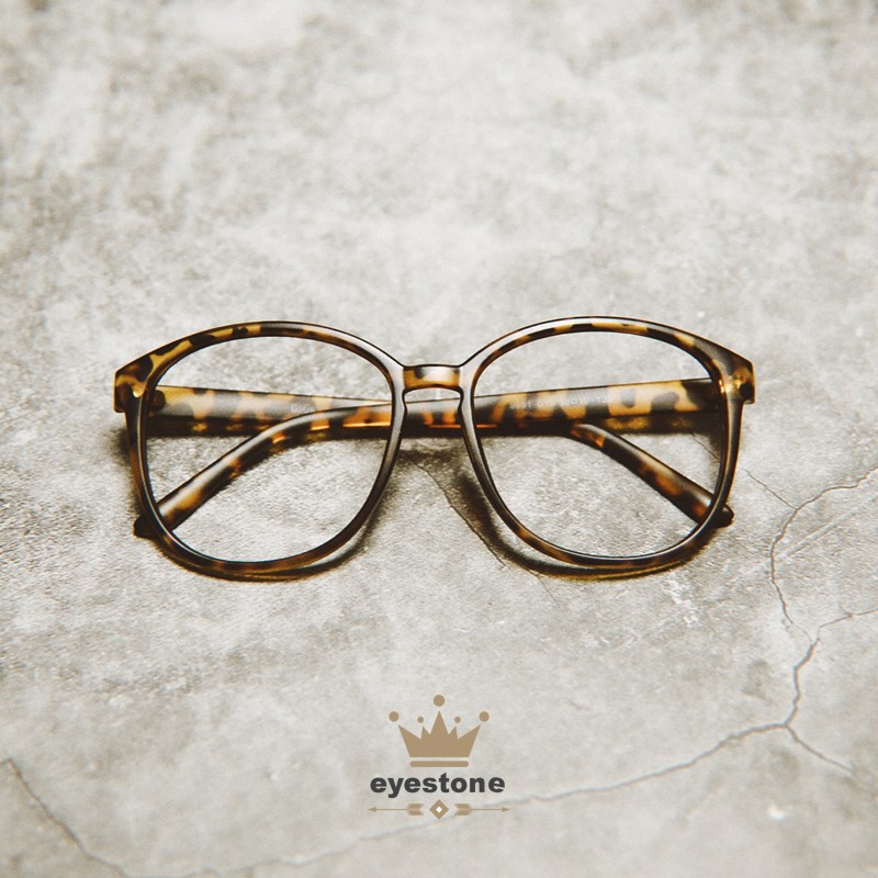 无镜片装饰圆形j大框眼镜框镜架女黑色圆框眼镜显脸小黑框素颜镜