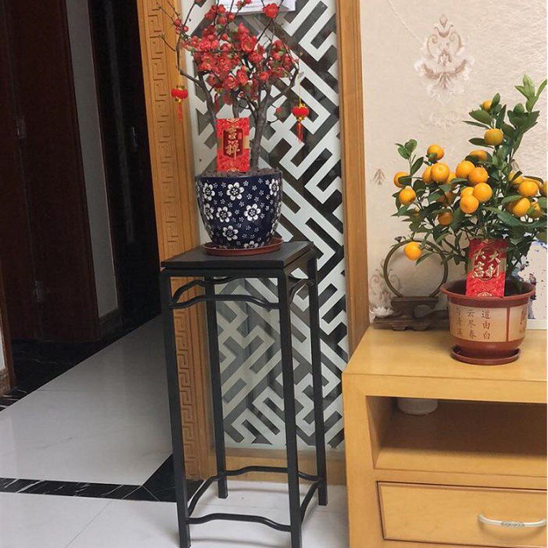 铝合金中式花几明式古典园林景观盆景绿植古董奇石室内阳台花架子
