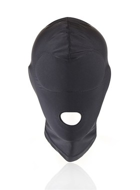 男女黑色头套全脸面具成人全脸头套露嘴露眼冷酷徒圣诞节头罩暗部