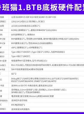 野火鲁班猫 发板四核55人工智能I安卓Linu学习板
