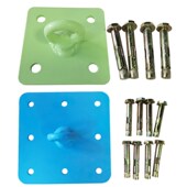 儿童悬挂秋千吊顶幼儿园早教室内悬吊固定吊环实体墙安装 吊缆