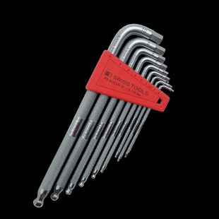 瑞士PB内六角扳手装滚花防滑原装进口加长球头六方6棱维修3212