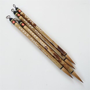 泾县龙华宣笔 精品贡品纯狼毫书法楷书国画专用硬毛笔