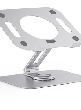 笔记本电脑支架旋转托架桌面增高悬空升降折叠mcbook支撑架子