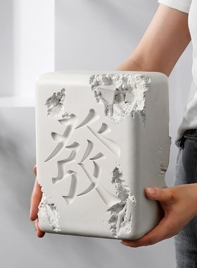 创意雕塑情绪稳定发财摆件办公室书柜家居好物装饰品开业礼品礼物