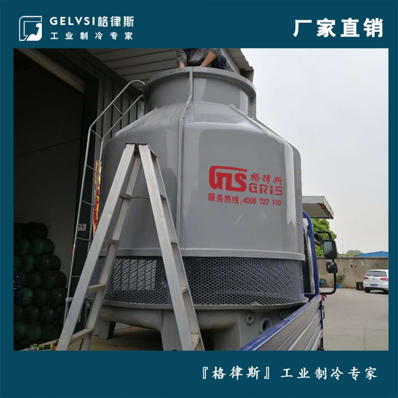 南通80T冷g却塔厂家直供 逆流式冷却塔 圆形冷水塔参数及价格