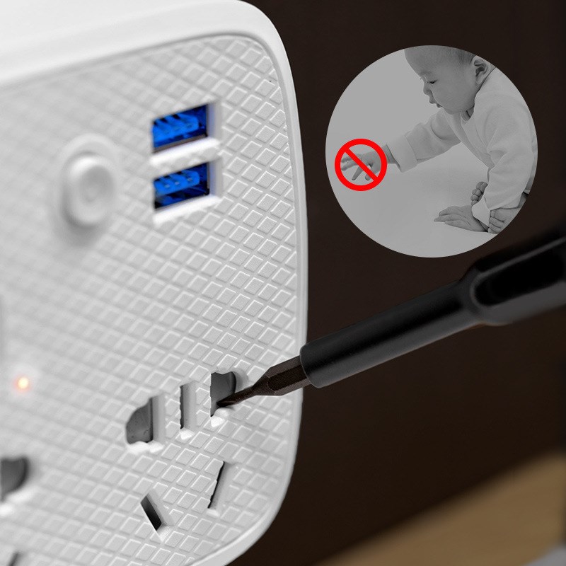 多功能插座转换器带遥控台灯带线插板电源插座面板多孔家用插线板