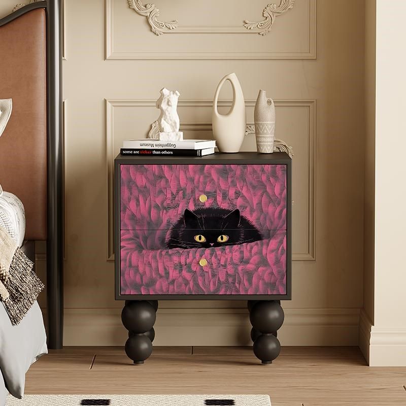 法式复古实木床头柜卧室房间储物柜家用一体免安装简易边柜储物柜,住宅家具,床头柜,淘宝优惠券,粉丝福利购,淘宝优惠卷