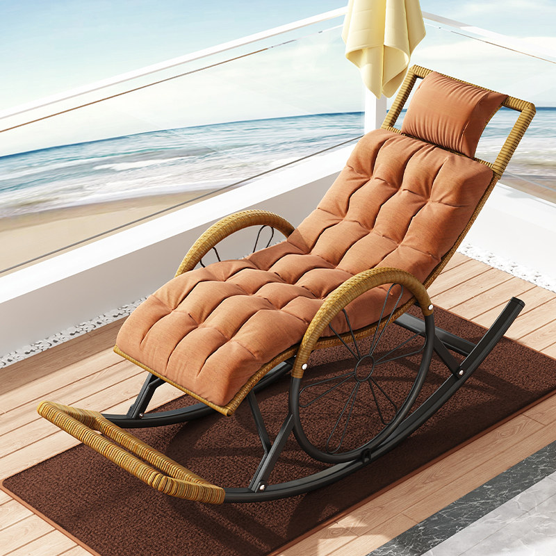 摇摇椅躺椅成人客厅懒人沙发阳台家用休闲摇椅老人小户型单人藤椅,住宅家具,摇椅,淘宝优惠券,粉丝福利购,淘宝优惠卷