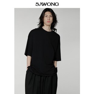 夏新款日系文艺简约纯色百搭纯棉宽松休闲T恤基本款短袖