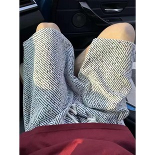 裤 学生休闲篮球百搭五分裤 子日系抽绳运动短裤 大码 男 夏季 宽松薄款