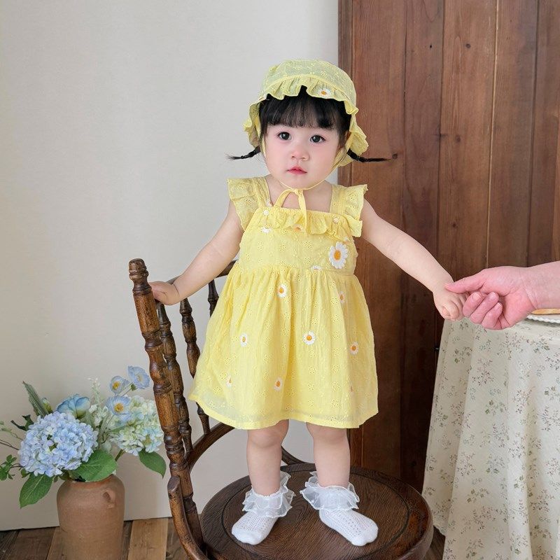 女童连衣裙夏季薄款婴儿小女孩吊带背心裙洋气女宝宝夏装公主裙子,童装/婴儿装/亲子装,连衣裙,淘宝优惠券,粉丝福利购,淘宝优惠卷