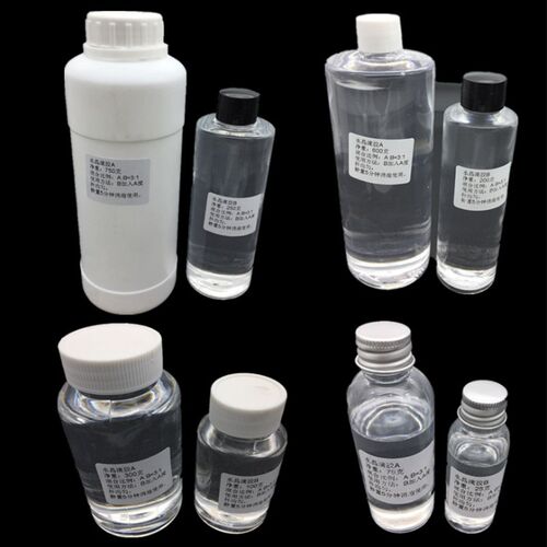 DIY水晶滴胶AB胶闪粉1公斤 亮片滴胶材料包400克原材料