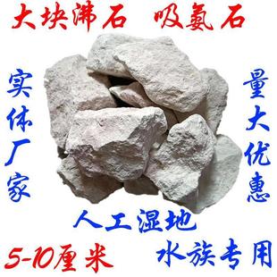 鱼缸沸石颗粒吸氨石鱼缸水族除氨氮沸石净化人工湿地天然沸石颗粒