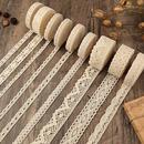 棉质花边辅料纯棉蕾丝花边手工装 辅料黑白色窗 饰缝纫DIY材料服装