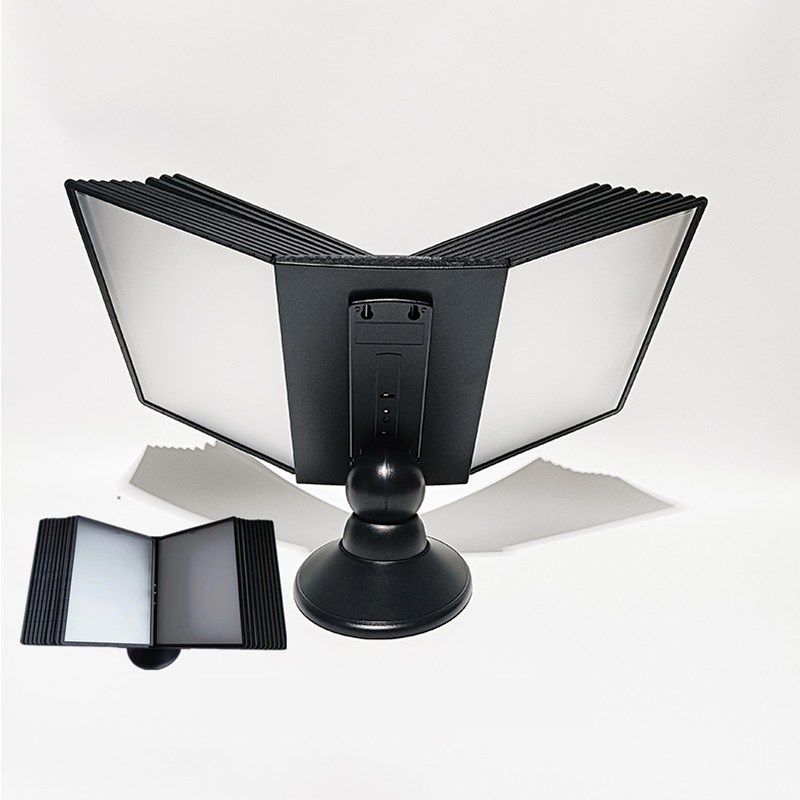 a4旋转翻页展示架40面桌面酒水牌EA4桌面立牌展示架宣传广告牌