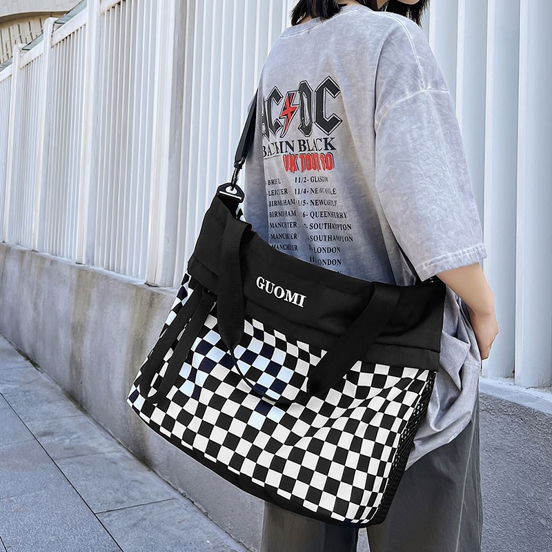 短途旅行包女装衣服手提袋子大容量学生宿舍行李包运X动健身背包