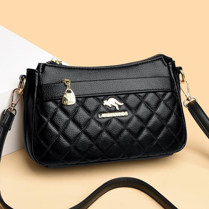 小挎包女2023新款秋冬高级质感女D包中年女包妈妈款单肩斜挎包软