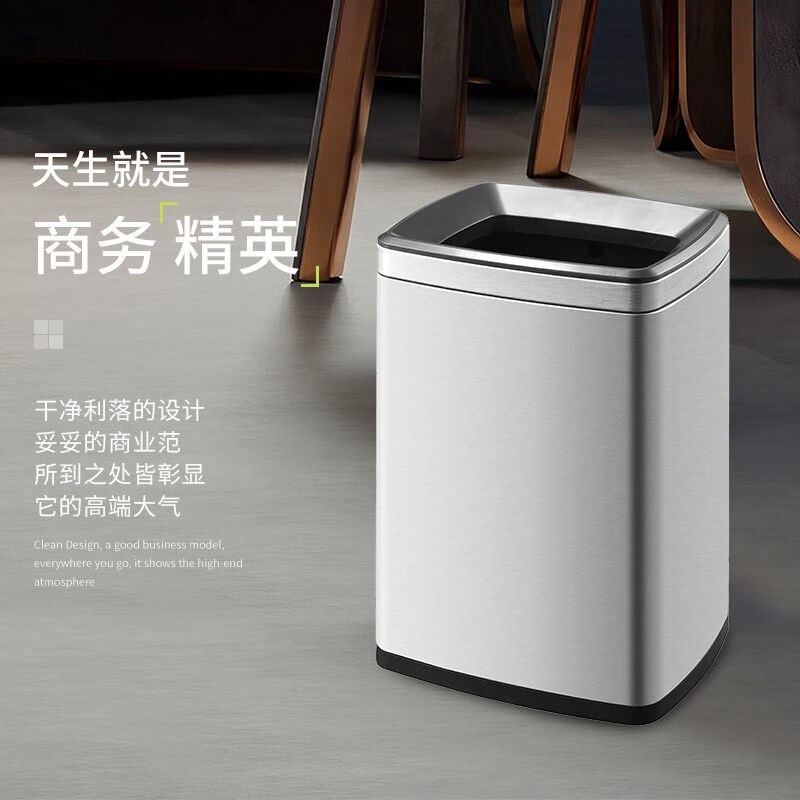 厂促桶桶相传不锈钢分类垃圾桶家用商用无盖客厅S厨房卧室酒店卫