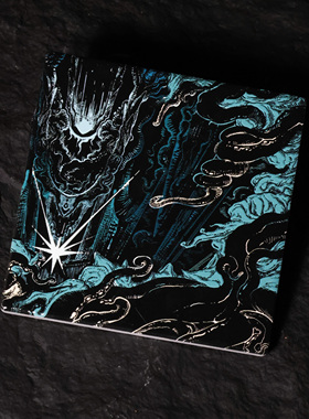 坠入拉莱耶之梦 方形陶瓷文创杯垫 隔热垫 克苏鲁 高级感生日礼物