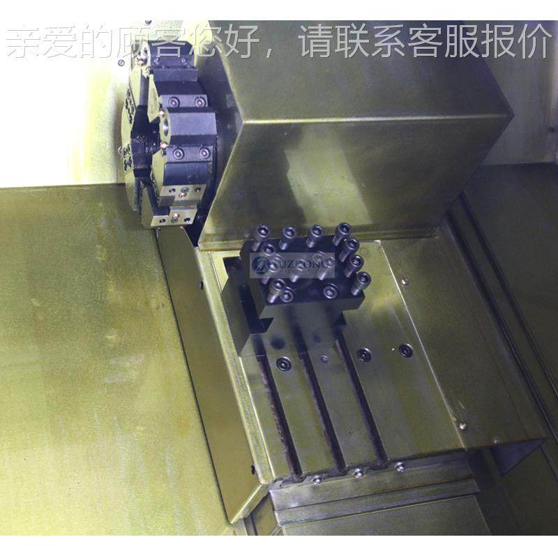车床身30°斜床数控车床SCK42控0数车控床斜轨数车斜SCK420床身车