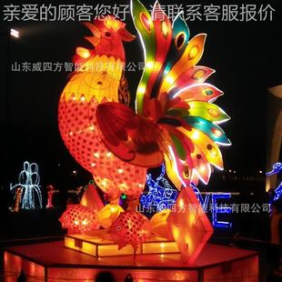 201新统年2美陈春节元 0年造型灯展览 宵中秋节传花灯会ld牛cy1221