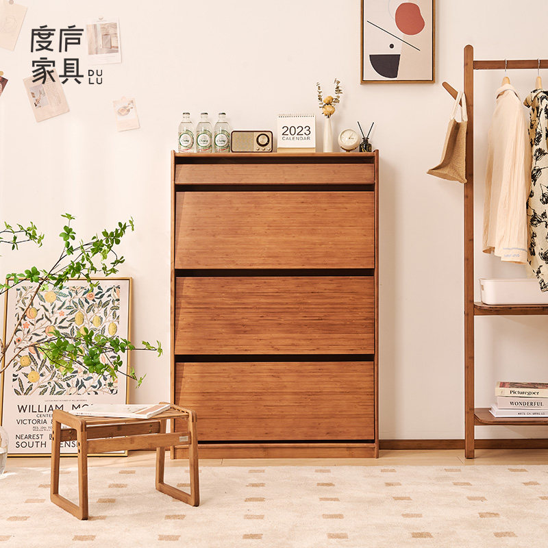 鞋柜收纳柜一体靠墙门口家用鞋架入户玄关小户型室内鞋子储物柜子,住宅家具,鞋柜,淘宝优惠券,粉丝福利购,淘宝优惠卷