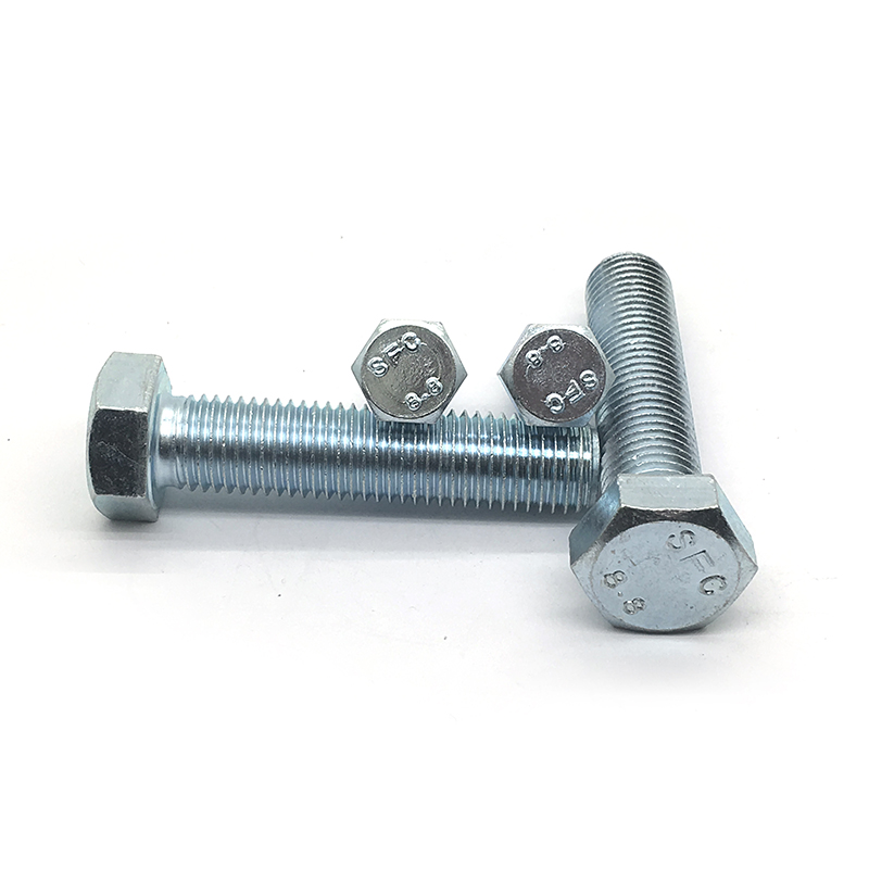 8.8级镀锌外六角螺丝GB5783平头六角螺栓M7/16/20/30/35/40/45/50