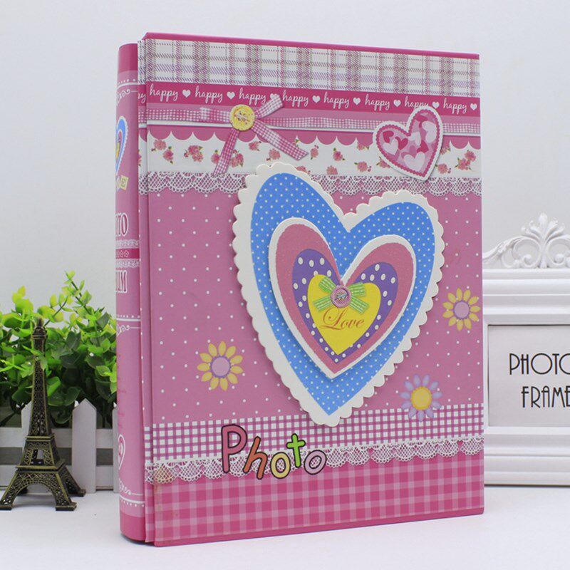 插页式影集  4D大全景6寸过塑100张8寸过塑10张 家庭记事相册