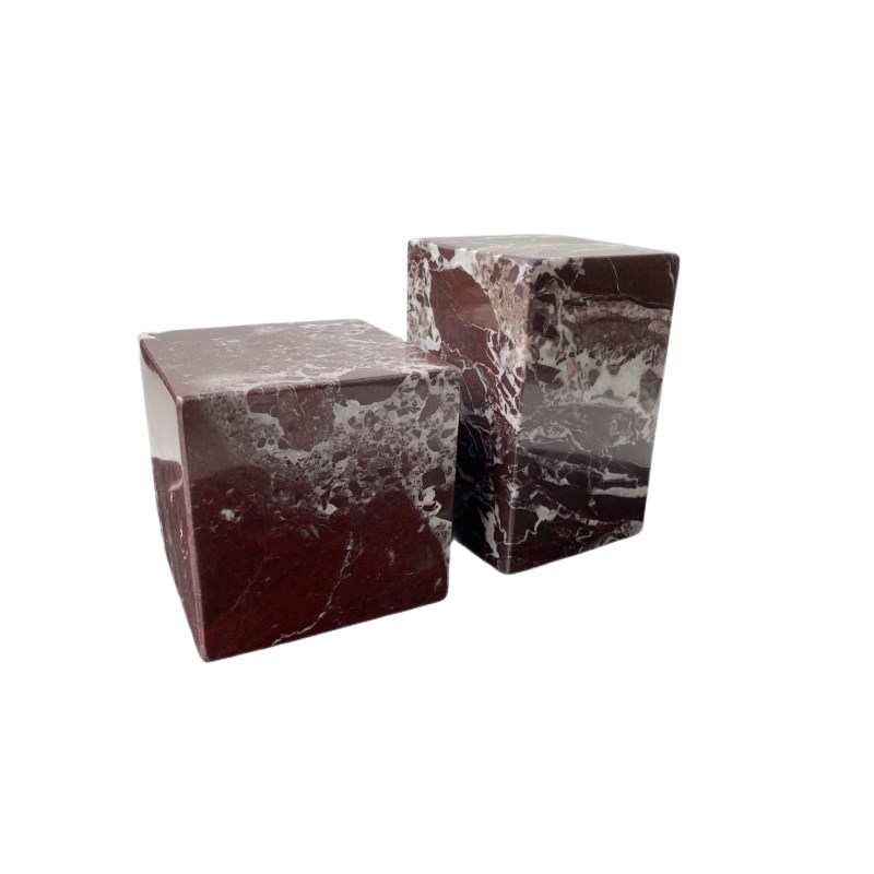 天然大理石材实心小方块组合工艺饰品雕塑展示架拍摄道具书档底座