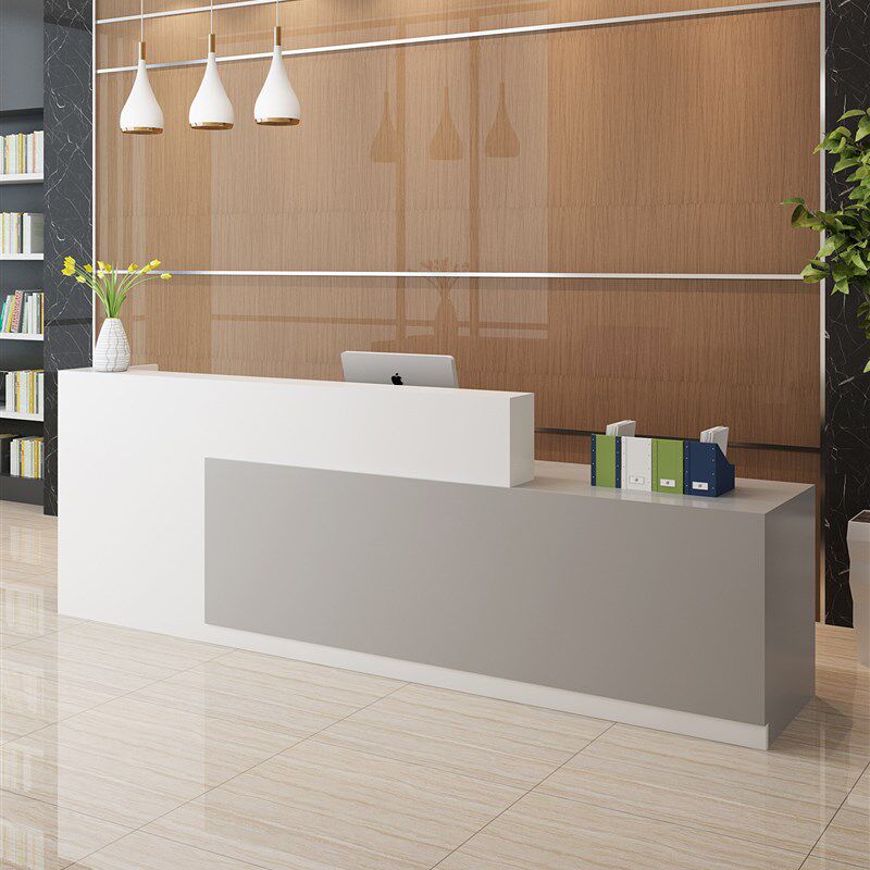 收银台公司前台接待台烤漆前台桌服装店奶茶店便利店美容院小吧台