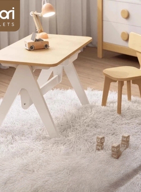 Boori Tidy儿童学习桌早教可升降书桌椅简约多功能收纳写字桌椅