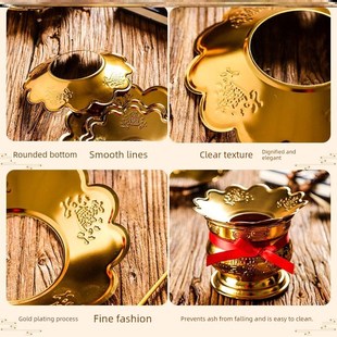 香炉接香灰托盘围挡灰罩接防掉家用室内插上香碗子围边大号小供奉