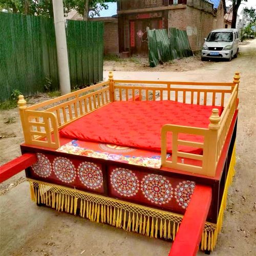 胡蝶花轿八抬大轿唐风步撵轿子钢木结合四抬凤撵婚庆用品礼品道具