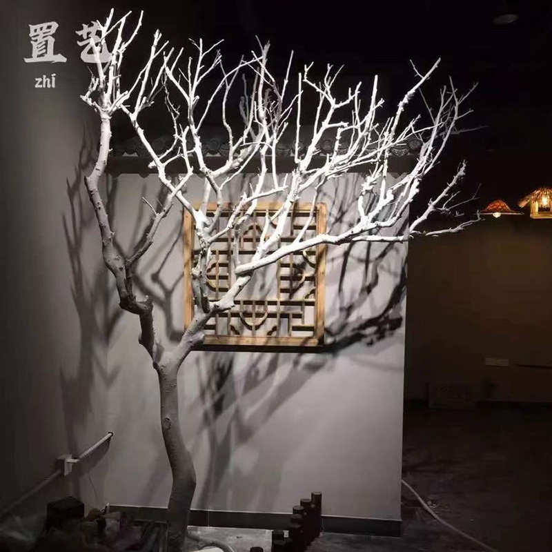 干树枝装饰 枯枝室内造型树橱窗摆件树干装饰树禅意枯树 干枝树枝图片
