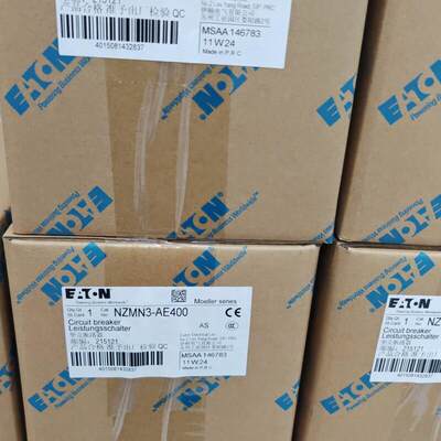 伊顿穆勒NZMN3-AE400配电塑壳断路器原装正品EATON标非MOELLER标