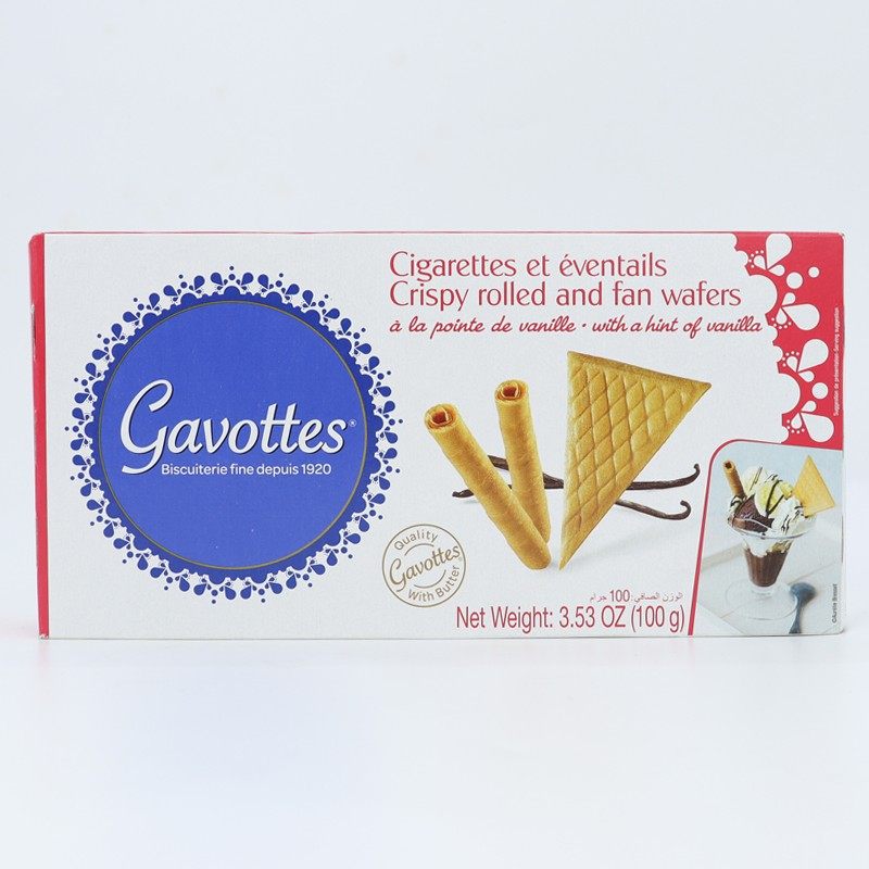 法国进口Gavottes加伏特薄脆饼干佳沃提法式牛奶薄饼金乐丝巧克力