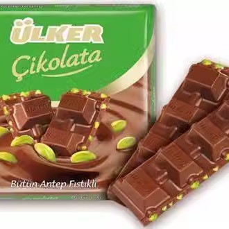 土耳其ulker 开心果巧克力 进口零食 白巧 60克每块 现货