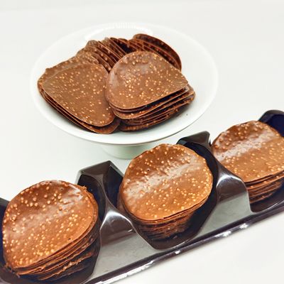 Hamlet哈姆雷特比利时进口巧克力脆片多口味薯片形休闲小零食