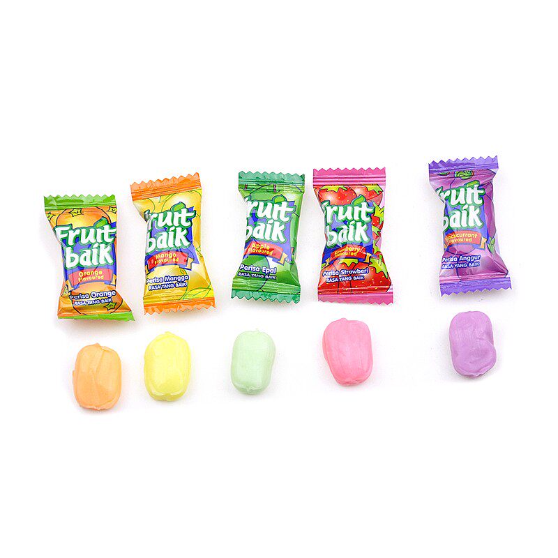 ADM水果软糖马来西亚风味瑞士糖混装500g结婚喜糖果休闲 零食年货