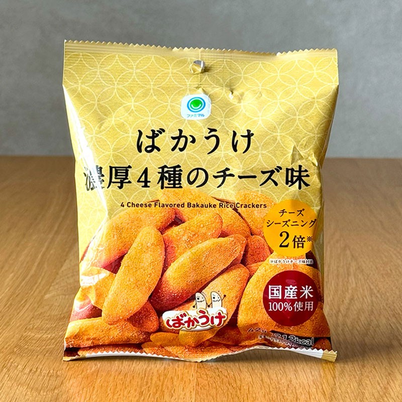 【一袋包邮】日本进口全家便利店芝士味仙贝米果米饼追剧小吃零食