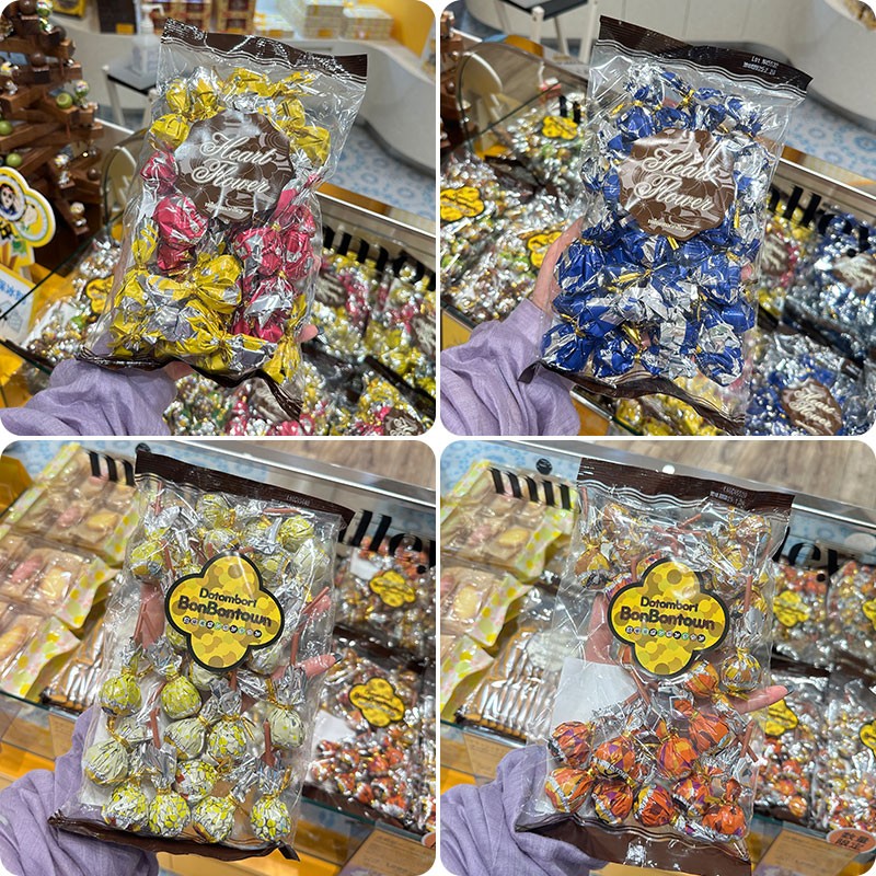 现货新日期日本道顿堀BonBonTown巧克力夹心棒棒糖抹茶牛奶味新年