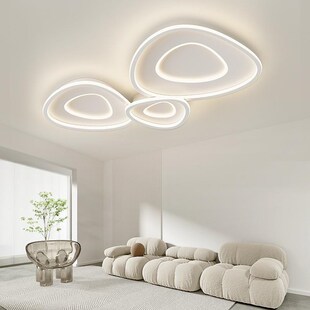 客厅主灯极简现代创意艺术云z朵led灯网红个性几何造型吸顶灯